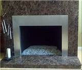 Pictures of Stainless Steel Fireplace Trim Kit