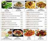 Pictures of Typical Chinese Restaurant Menu