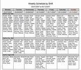 Pictures of Shift Schedule Planner