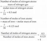 Images of Nitrogen Gas Molar Mass
