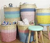 Dollar Store Wicker Baskets Pictures