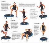 Images of Exercise Routines Mini Trampoline