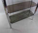 Pictures of Chrome Glass Shelf Unit