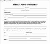 Pictures of General Power Of Attorney Format For Business