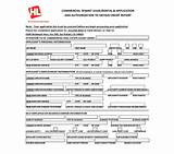 Free Commercial Lease Application Form Pictures