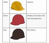 Construction Helmets Color Code Photos