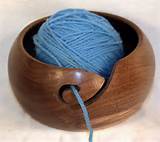 Photos of Wood Yarn Bowl