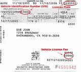 Locate License Plate Number With Vin Photos