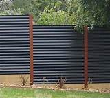 Corrugated Metal Fence Designs