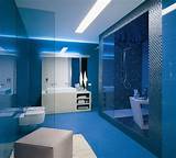 Blue Tile Bathroom Decorating Ideas Images