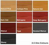 Interior Wood Stain Colours Chart Images