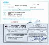 Pictures of State Of Ca Business License