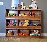 Pictures of Toy Shelves With Bins