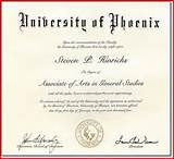 Phoenix University Degrees Photos