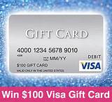 Photos of 100 Dollar Visa Gift Card