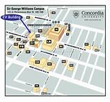 Pictures of Concordia University Campus Map