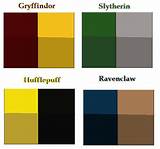 Harry Potter School House Colors Pictures