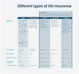 Different Life Insurance Pictures