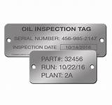 Pictures of Stainless Steel Tags For Equipment