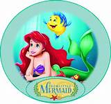 Little Mermaid Plates Images