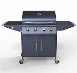 Portable Gas Grill With Side Burner