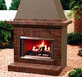 Pictures of Custom Outdoor Gas Fireplaces