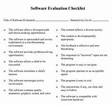 Software Selection Criteria Photos