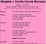 Pictures of Cardio Circuit Training Exercises