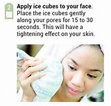Ice To Close Pores