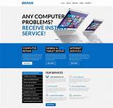 Free Computer Repair Website Template Images