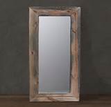 Photos of Large Reclaimed Wood Mirror