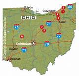 Ohio Ski Resorts Map