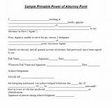 Images of Simple Power Of Attorney Form Template