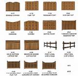 Pictures of Wood Fence Types