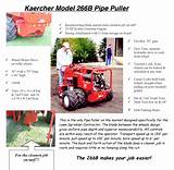 Kaercher Pipe Puller Pictures