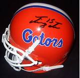 Pictures of Tim Tebow Autograph Helmet