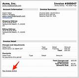 Pictures of Payment Invoice