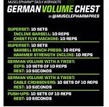 Photos of German Volume Training Routine