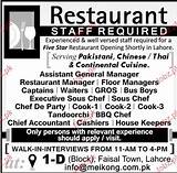 Photos of Restaurant Manager Wanted
