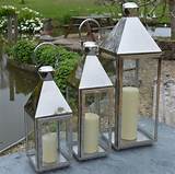 Images of Outdoor Candle Lanterns Stainless Steel