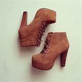 Pictures of Ankle High Heel Boots