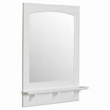 Pictures of White Mirror With Shelf