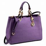 Michael Kors Handbags Purple