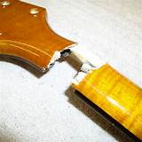 Pictures of Cracked Guitar Neck Repair