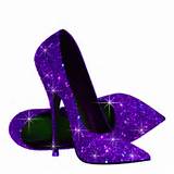 Purple High Heel Shoes Photos
