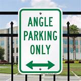 Parking Sign With Arrow Pictures