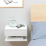 Floating Bedside Shelf With Drawer Pictures