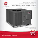 Pictures of Rheem Gas Package Unit