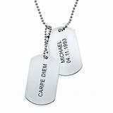 Images of Engraved Stainless Steel Dog Tags
