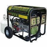 Images of Propane Gas Electric Start Portable Generator